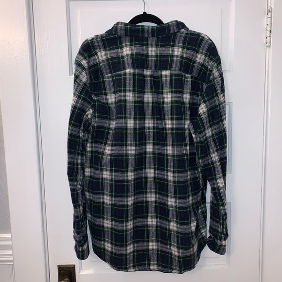 L.L. Bean Scotch Plaid Flannel Shirt - Picture 2 of 2